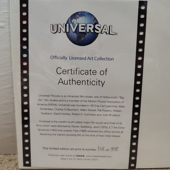 Tom And Jerry Fan Cel Art Print Limited Edition & Certificate Of Authenticity - Picture 7 of 9